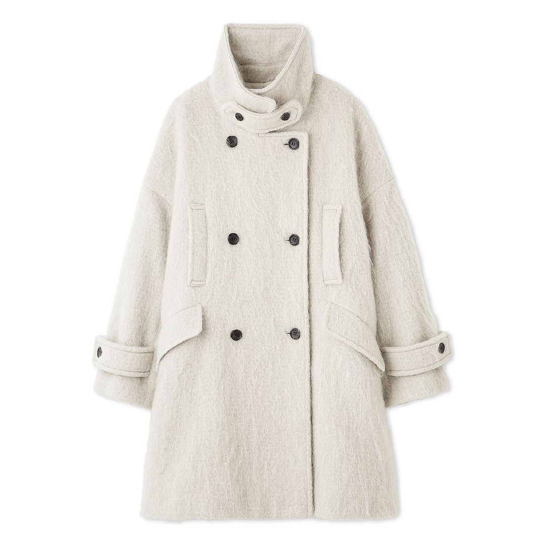 FRAY I.D - 新品タグ付 バルマカンハーフコート 白 FRAY I.Dの通販 by