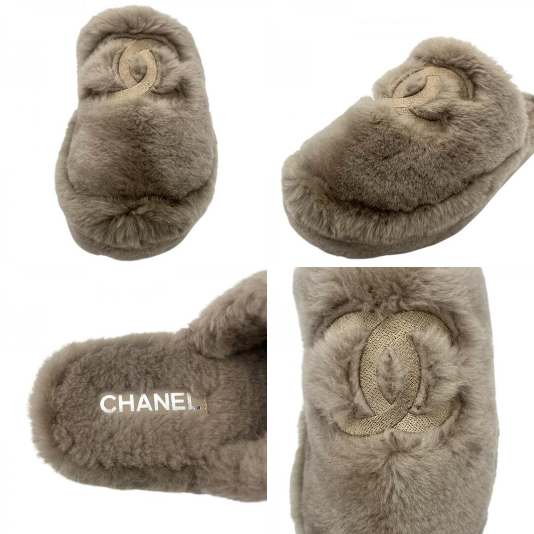 CHANEL - シャネル CHANEL ココマークファーミュール サンダル G45984