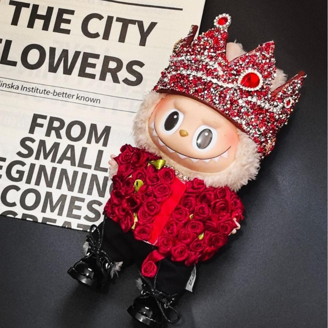 G-DRAGON ジヨン labubu ラブブ コスチューム 王冠 全身 バラの通販 by