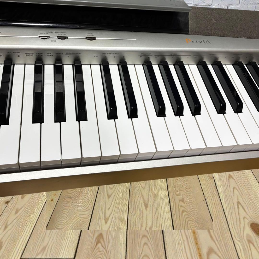 CASIO - 動作良品✨ CASIO Privia PX-120 電子ピアノ 88鍵 シルバーの