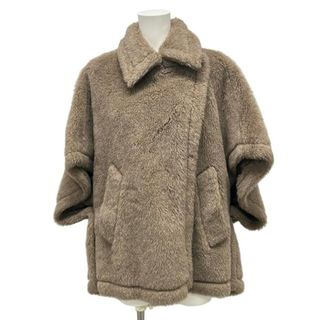 dinos - ダーマコレクション カシミヤ100% ケープ ポンチョ キャメル L
