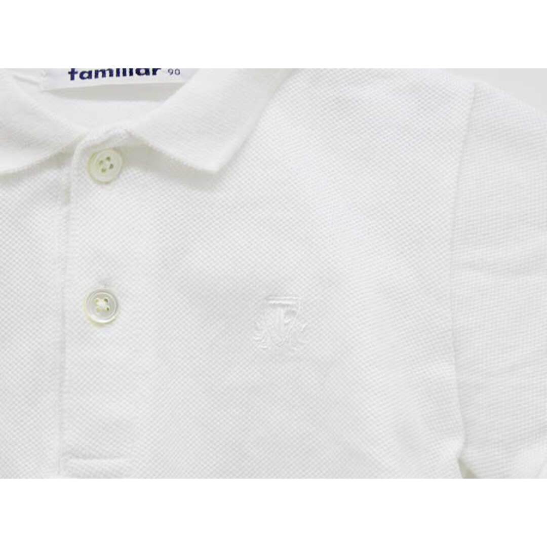 familiar - ファミリア 半袖ポロシャツ 90cm キッズ 男児 白 お受験