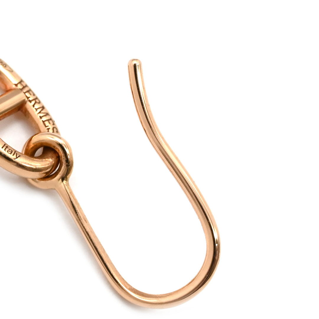 HERMES - エルメス HERMES ピアス ファランドール TPM ピンクゴールド