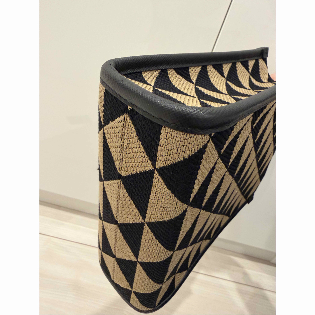 PRADA - PRADA プラダ シンボル エンブロイダリーファブリック ミニ