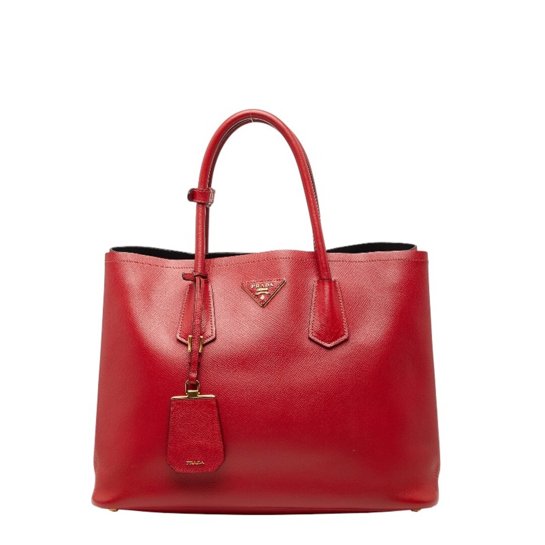 PRADA - プラダ 三角ロゴプレート ハンドバッグ トートバッグ