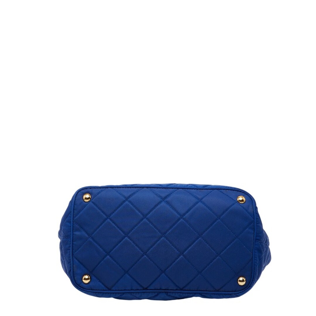 PRADA - プラダ 三角ロゴプレート キルティング チェーン ショルダー