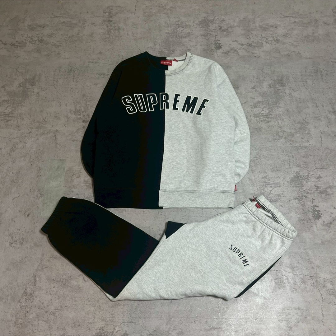 Supreme - supreme シュプリーム アーチロゴ バイカラー スウェット