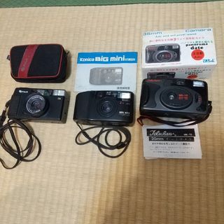 KONICA Big Mini フィルムカメラ ケース付きの通販 by sari○匿名配送