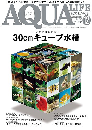 AQUA LIFE 2020年5月号・11月号 アクアライフ 12月号 (発売