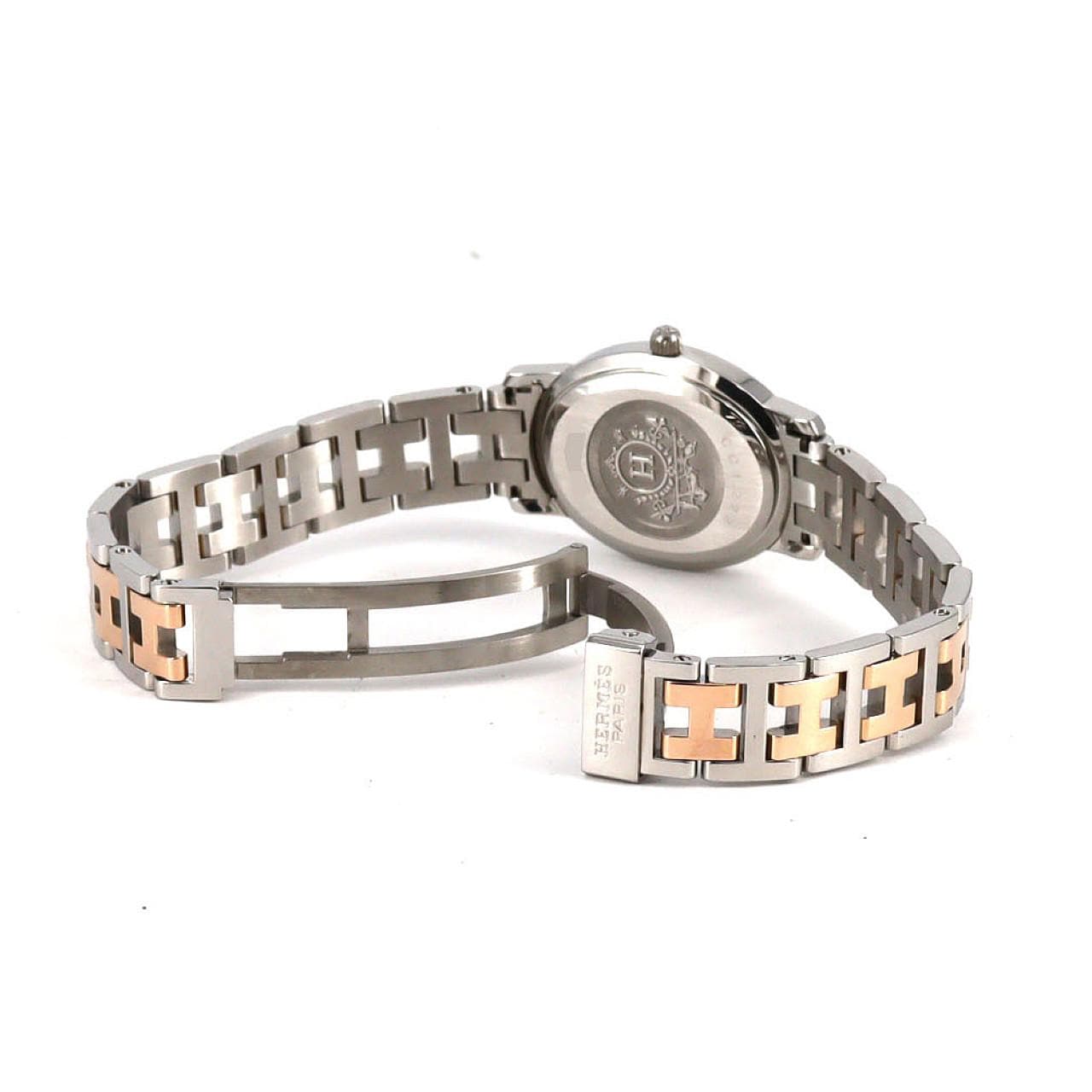 コメ兵｜エルメス クリッパーオーバル/12P PGコンビ CO1.222 SSxPG