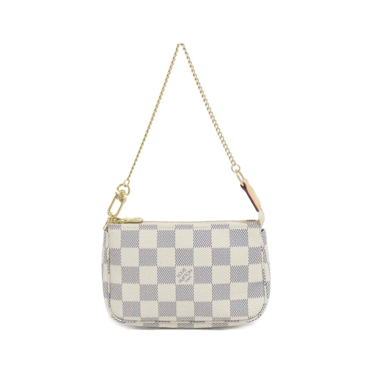 コメ兵｜ルイヴィトン ダミエ アズール ミニ ポシェット アクセ