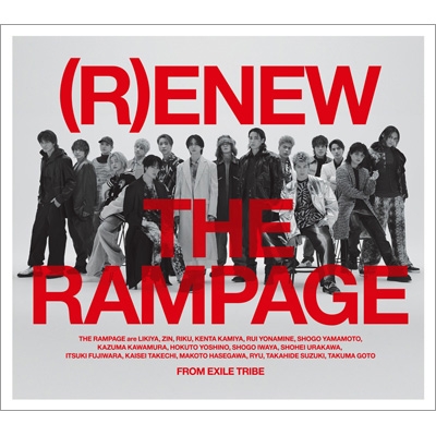 R)ENEW 【ドキュメント盤】(2CD+DVD) : THE RAMPAGE from EXILE TRIBE