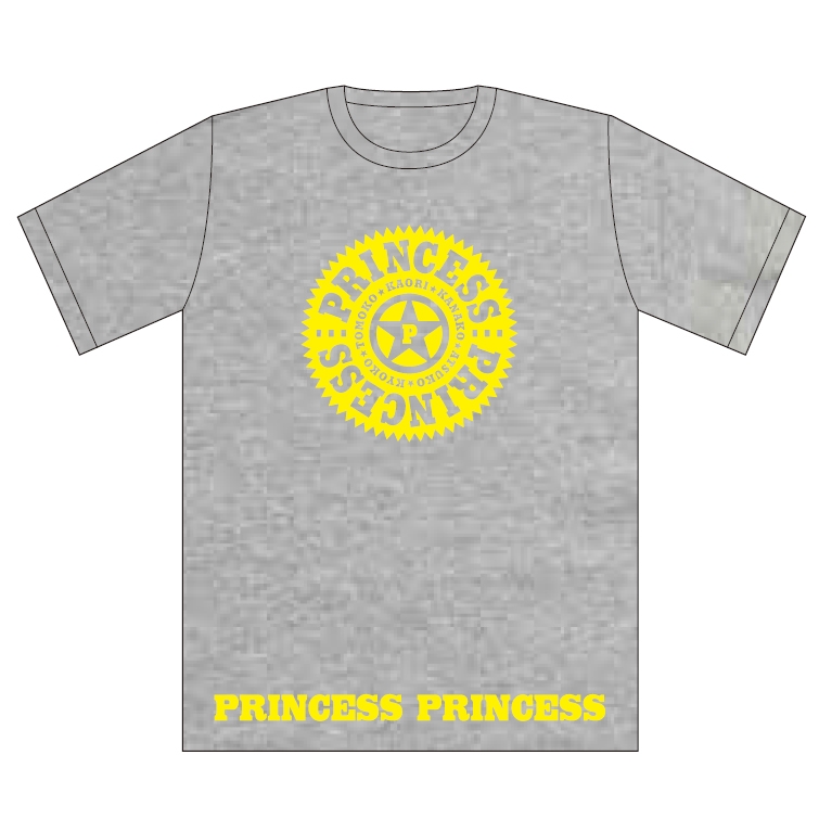 グレー(M)Tシャツ/PRINCESS PRINCESS TOUR 2012-2016 再会 -FOR EVER