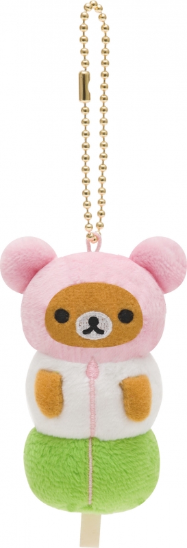 リラックマ3色だんご ぶらさげリラックマ茶屋 : リラックマ