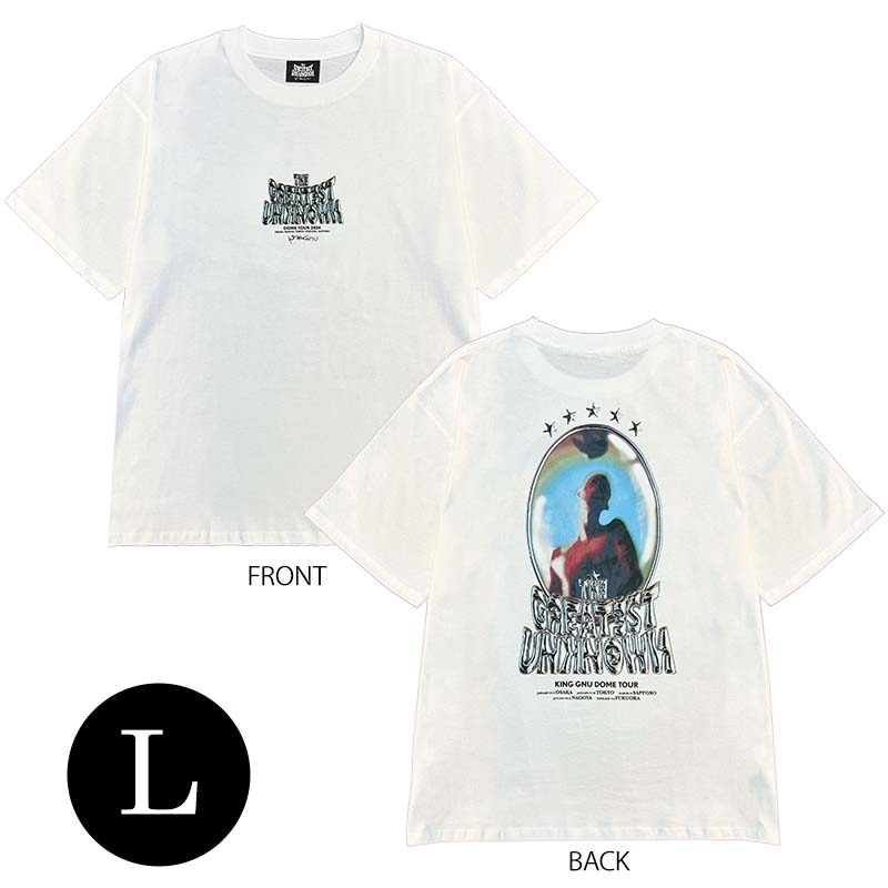 2回目受付］THE GREATEST UNKNOWN TEE （L）【WHITE】 : King Gnu