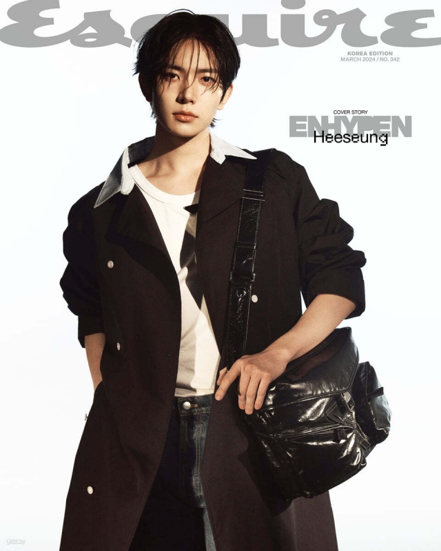 Esquire 2024年 3月号(Korea)【表紙：ヒスン（ENHYPEN）C】 : Magazine