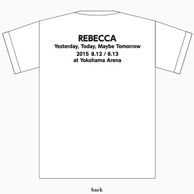 Tシャツ（ホワイト）【M】/ REBECCA -Yesterday, Today, Maybe