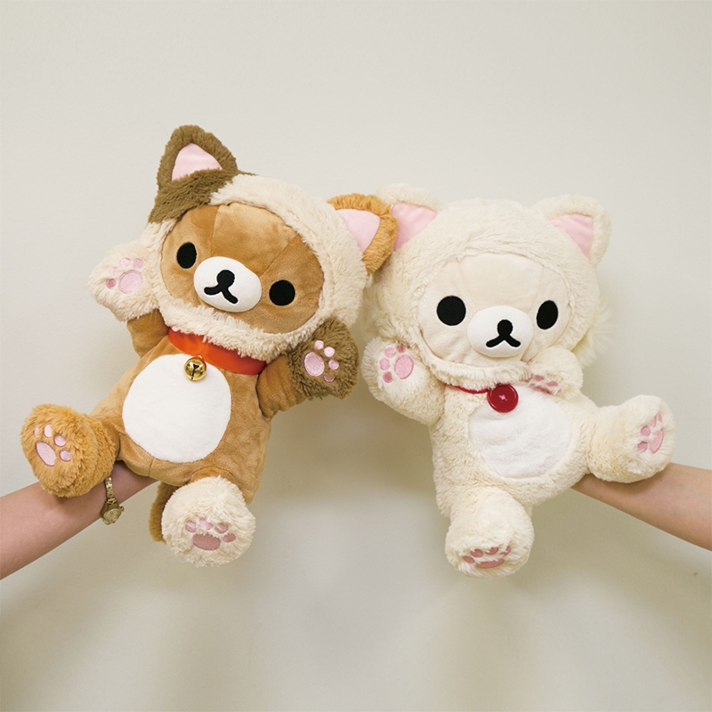 ぬいぐるみパペット（「もっと♪のんびりネコ」テーマ・コリラックマ