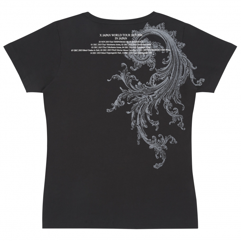 X JAPAN Tシャツ【L】/ 「X JAPAN WORLD TOUR 2015-2016 IN JAPAN