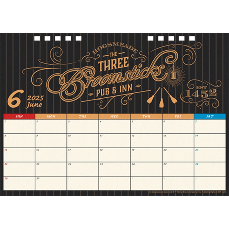 ハリー・ポッター / 2025年卓上カレンダー : ハリー・ポッター