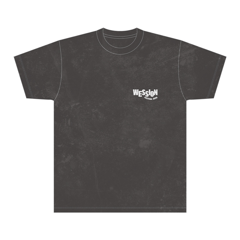 ロゴTシャツ［チャコール］Lサイズ / WESSION FESTIVAL 2025 : WEST