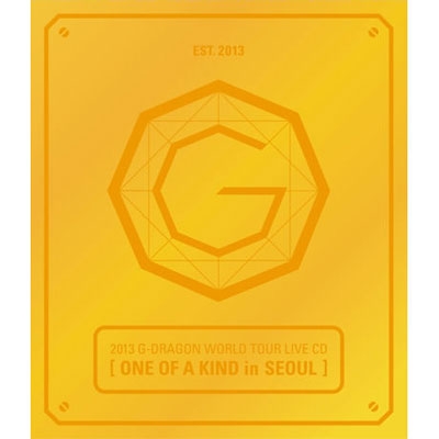 2013 G-dragon World Tour Live Cd: One Of A Kind In ソウル : G