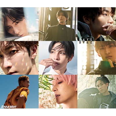 3形態同時購入DVDセット》 RAYS【初回盤A+初回盤B+通常盤】 : Snow Man