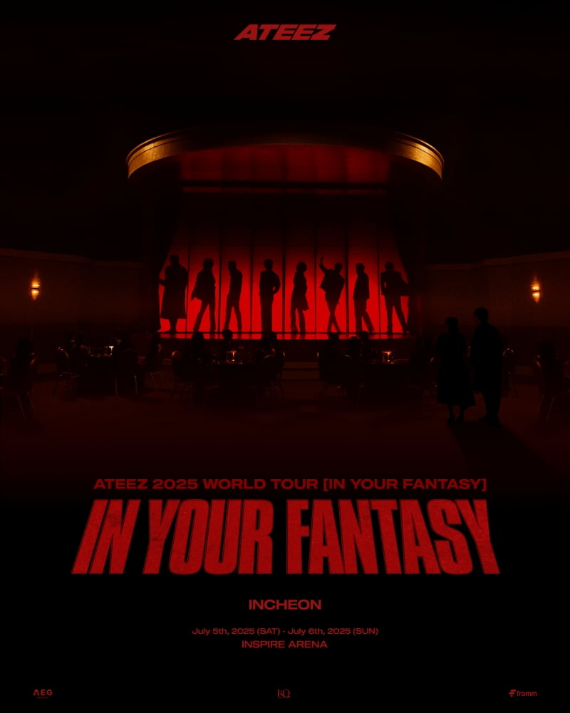 ATEEZ、2025年ワールドツアー「IN YOUR FANTASY」インチョン公演全席完売！