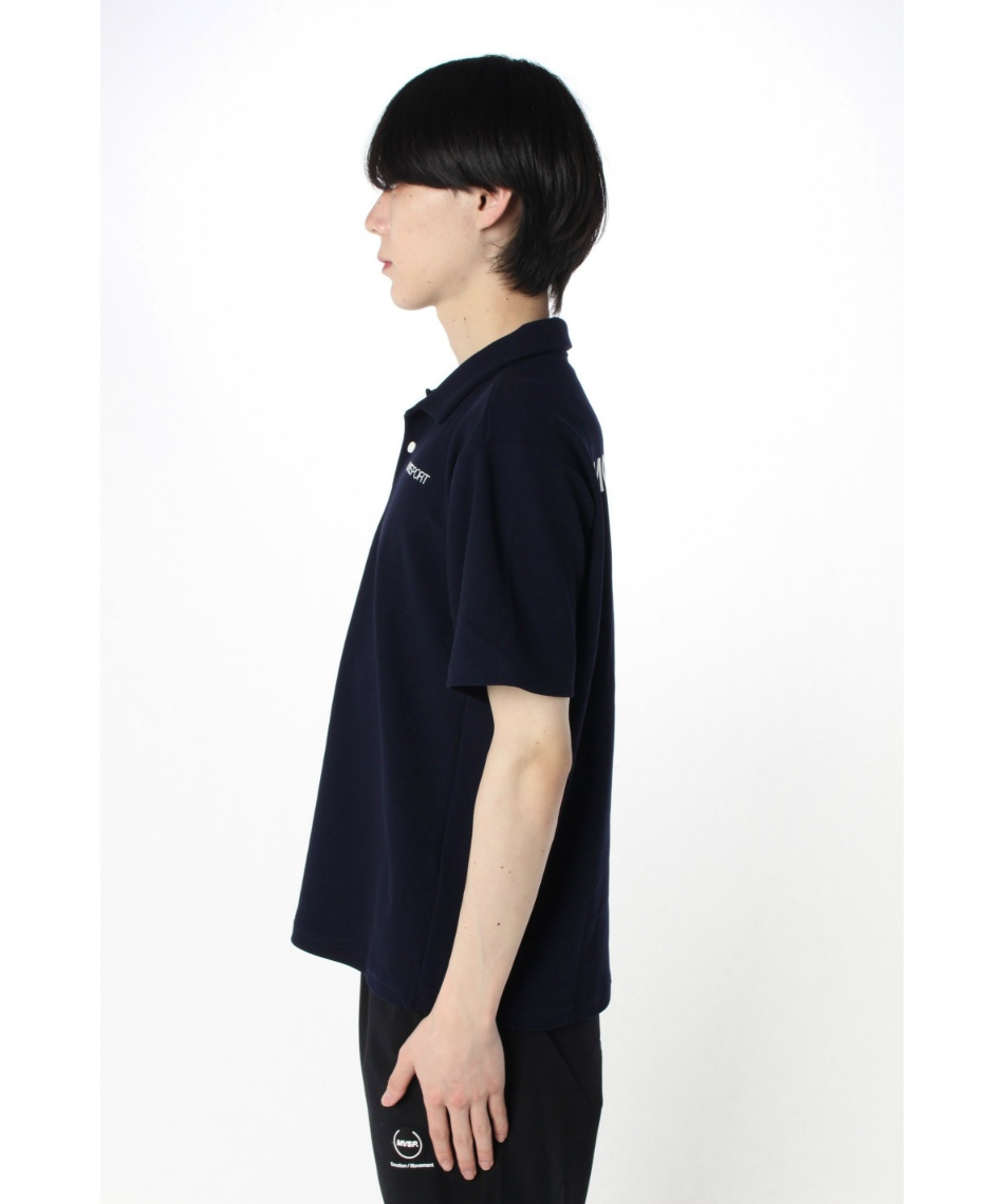 ポロシャツ 半袖 SUNSCREEN 鬼鹿の子 バックロゴ ポロシャツ DMMXJA73