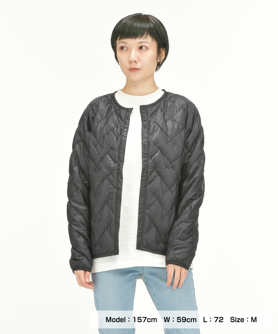 ダウンジャケット スペリオダウン ラウンドネックジャケット 1101612