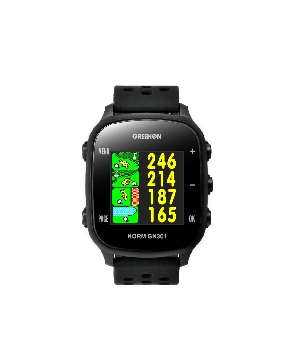 グリーンオン(GREENON) ゴルフ 計測器 THE GOLF WATCH NORM GN301 ザ