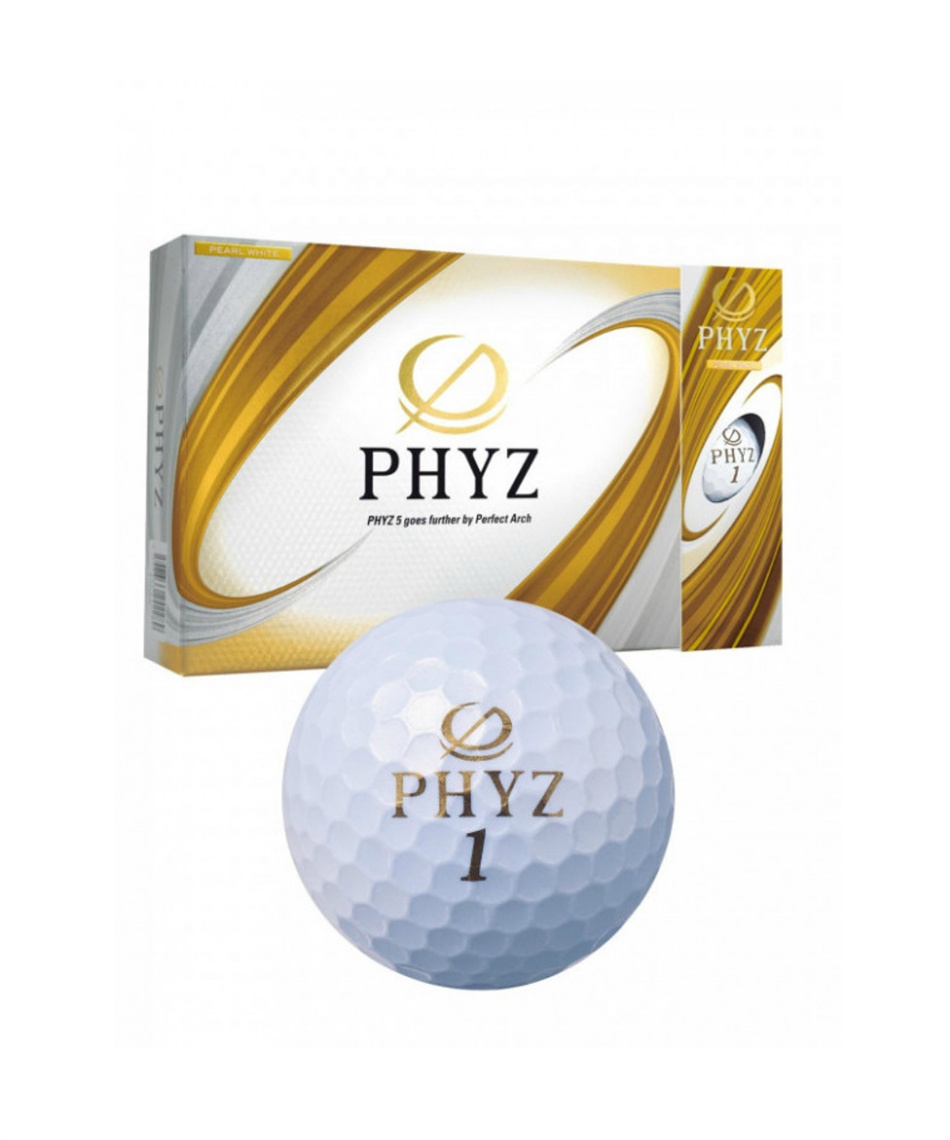 ファイズ(PHYZ) ゴルフボール 1ダース 12個入 ファイズ5 PHYZ5 2019