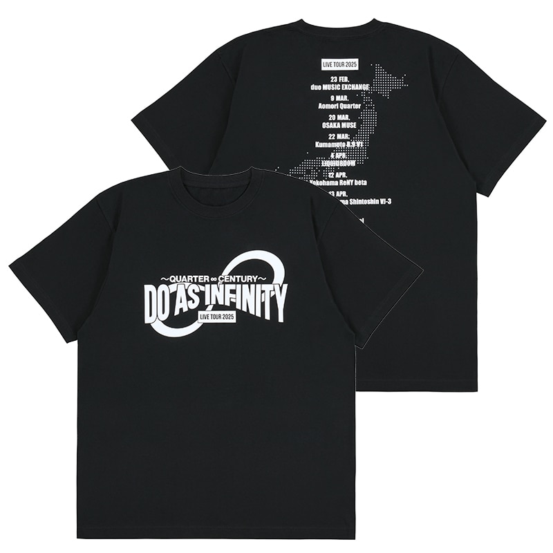 ツアーTシャツ・ブラック(S/M/L/XL)｜Do As Infinity(ドゥ・アズ