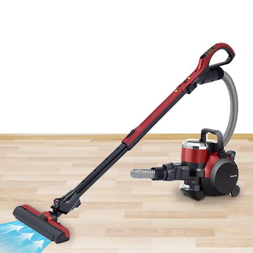 東芝 掃除機 【良品】コード付クリーナー シャイニーレッド VC-JS7000