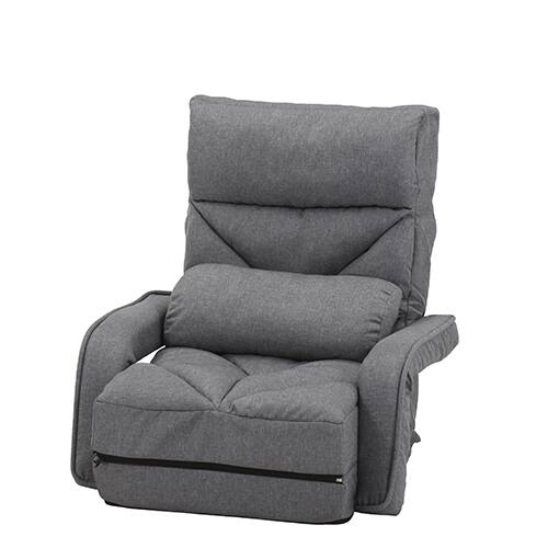 不二貿易 家具 【新品同様】多機能チェアプレミアム グレー 8640-N