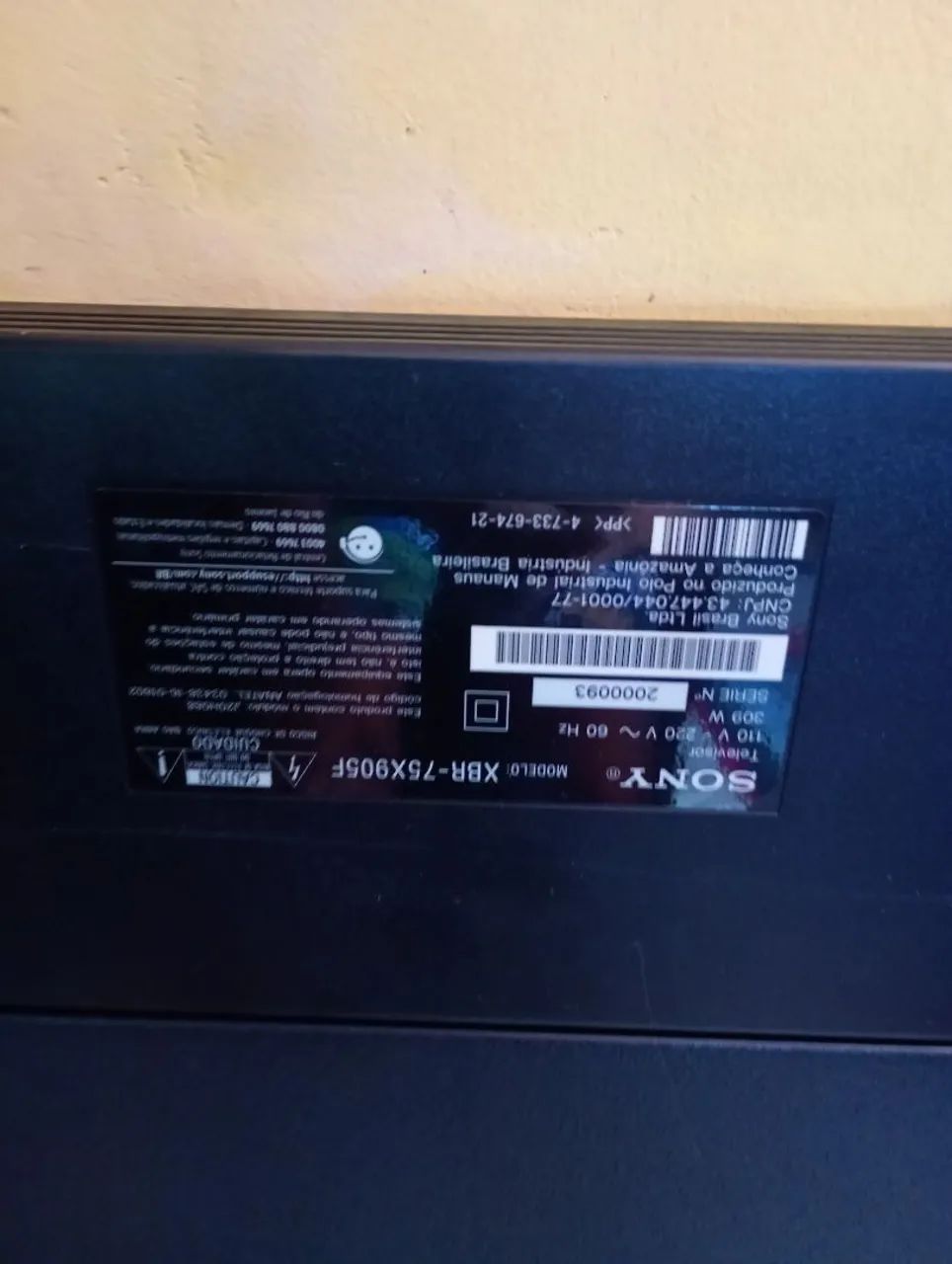 Tv sony 75 - TVs - Jangurussu, Fortaleza 1473065699 | OLX