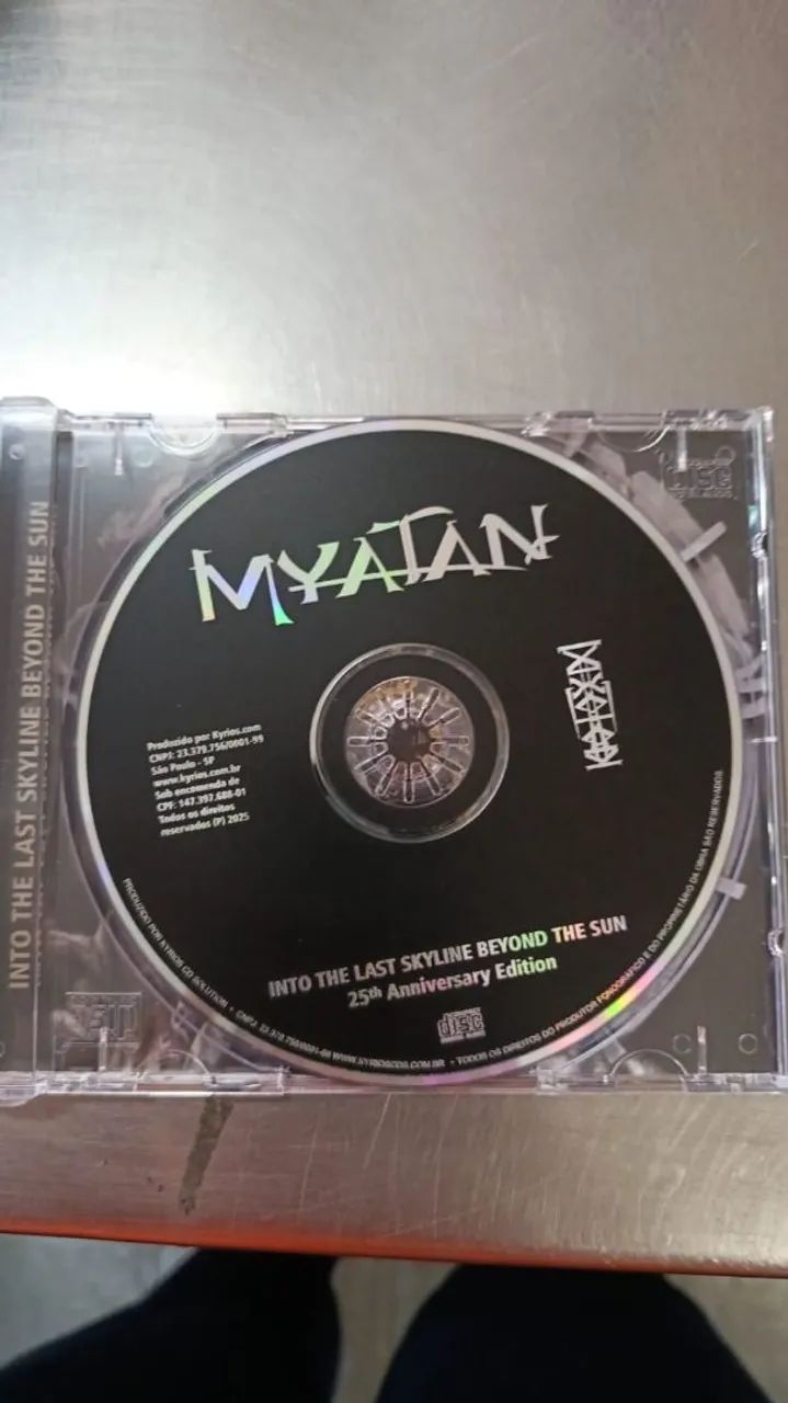 CD MYATAN INTO THE LAST SKYLINE BEYOND THE SUN - 25th Anniverary