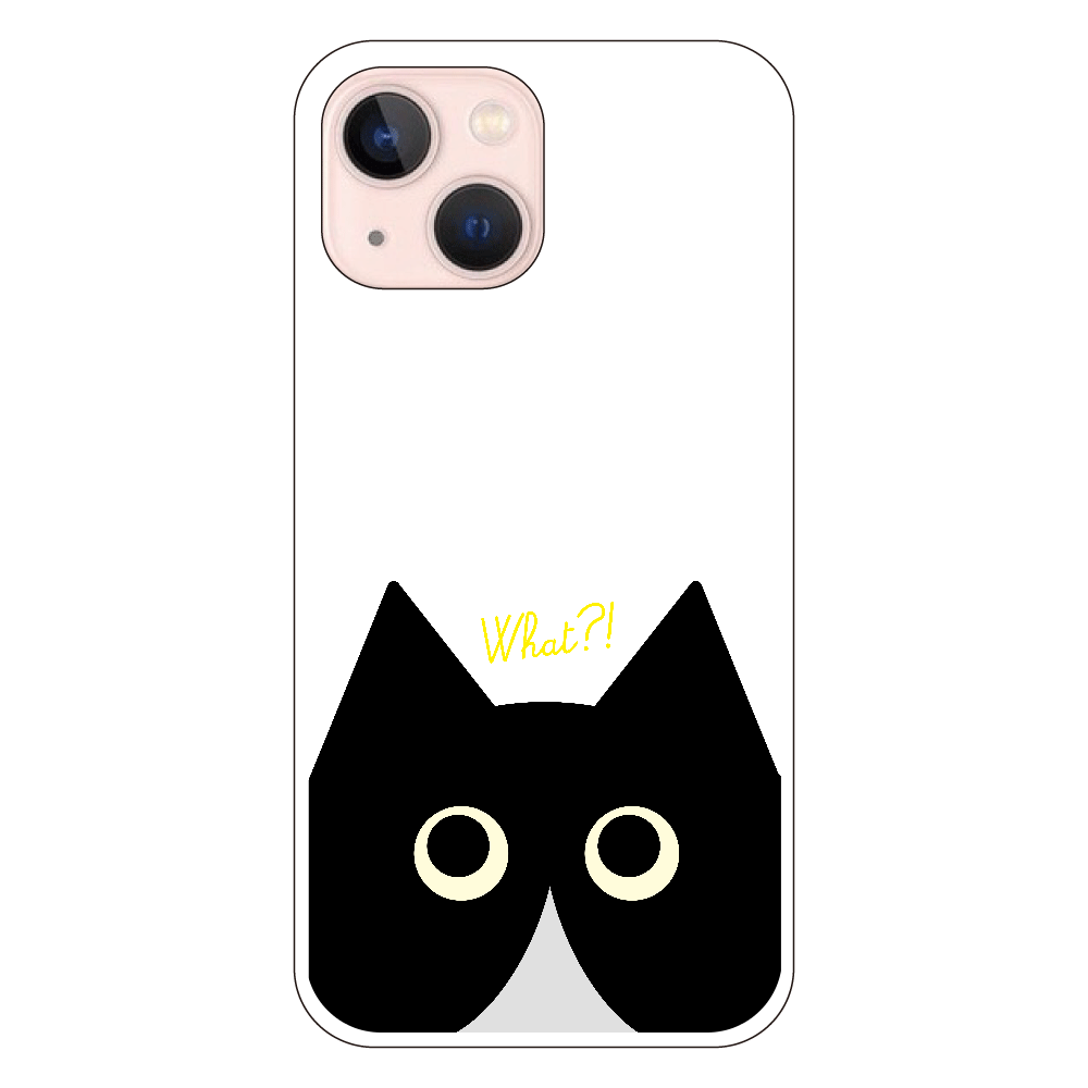 猫スマホケース（ハチワレ）iPhone13 mini (透明) の商品購入ページ