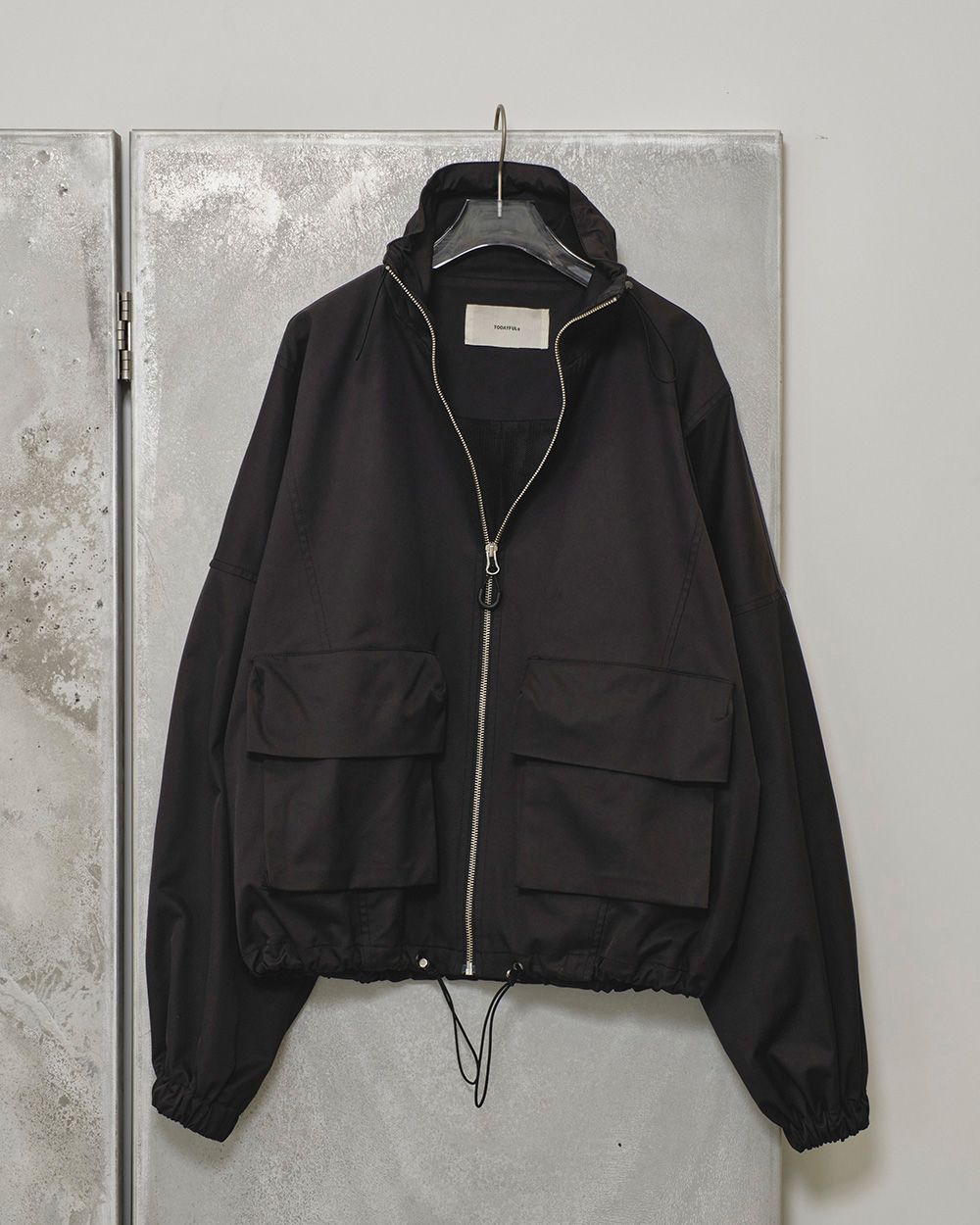 TODAYFUL StandcollarBoucleJacket ブラック36 STANDCOLLAR BOUCLE