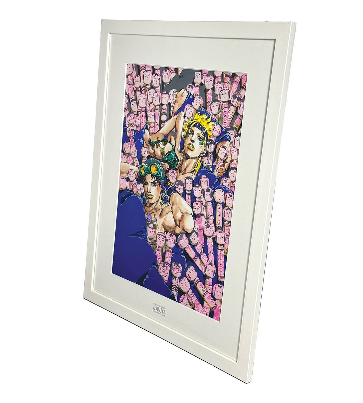 3144] 荒木飛呂彦 カラー複製イラスト「ジョジョの奇妙な冒険