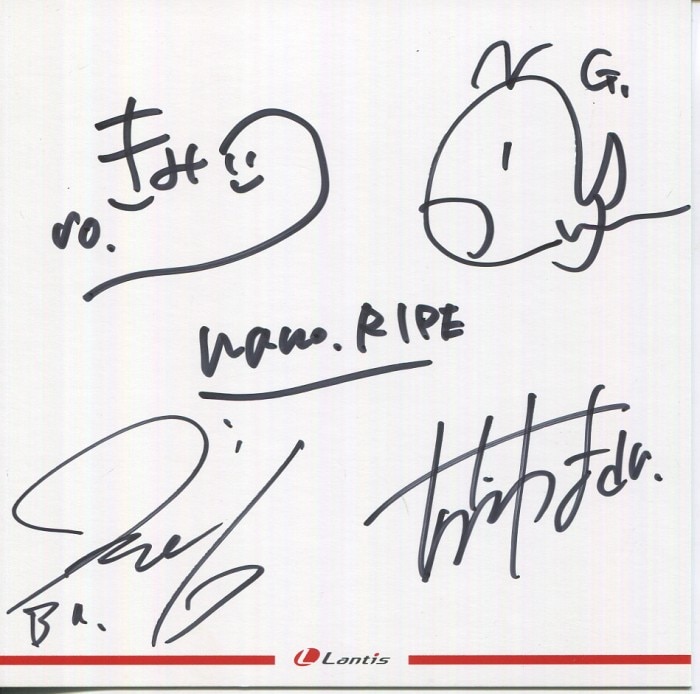 nano.RIPE 直筆色紙