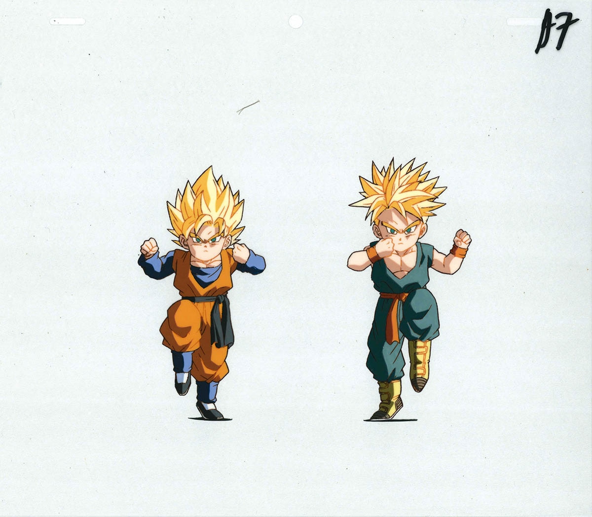 h*i様 ドラゴンボール セル画 原画 悟飯 クリリン 当時物 鑑定書付き