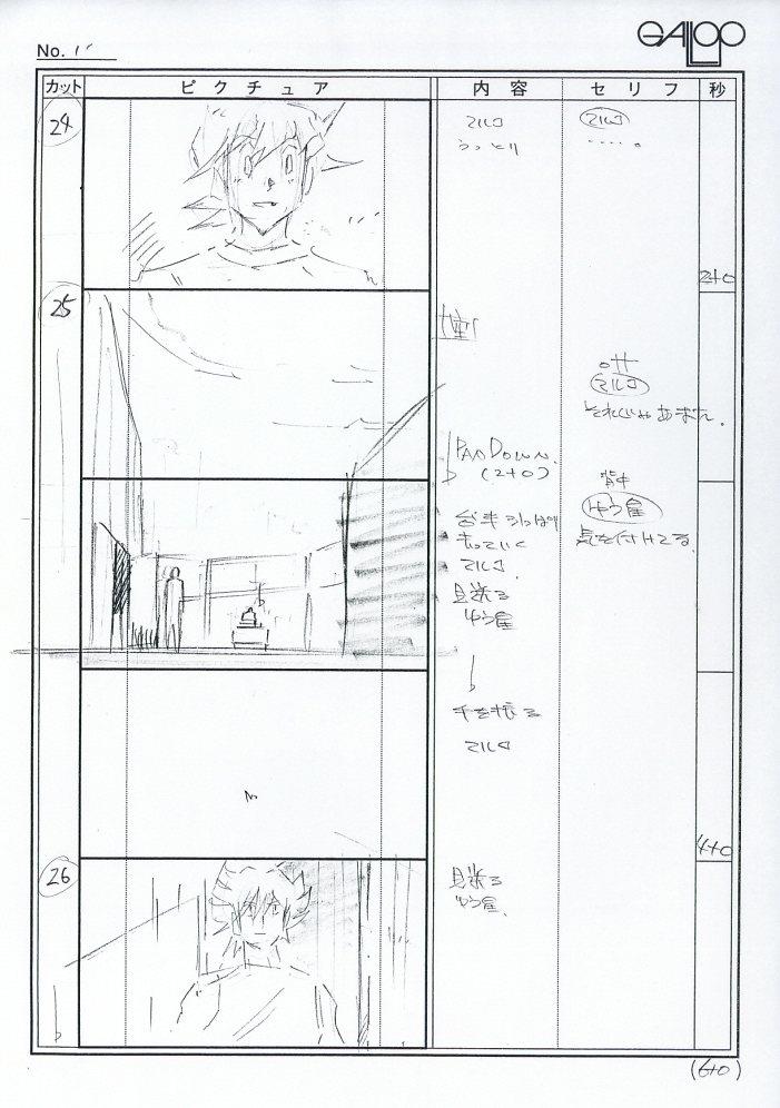 遊戯王5D's 絵コンテ[制作素材]