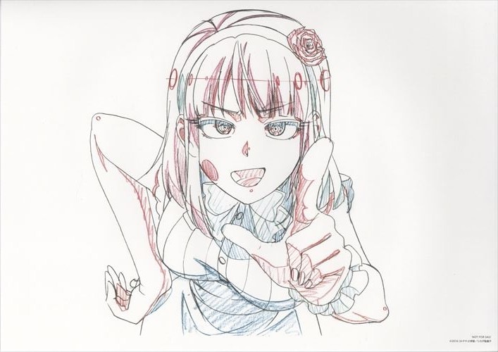 だがしかし 複製原画（動画）5枚セット