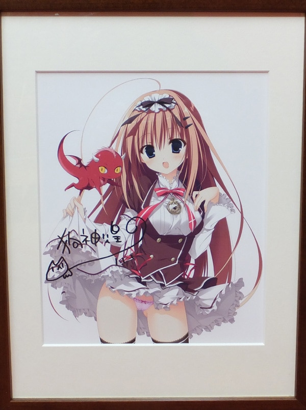 PG-5398]魔女こいにっき 直筆サイン入りカラー複製イラスト 狗神煌