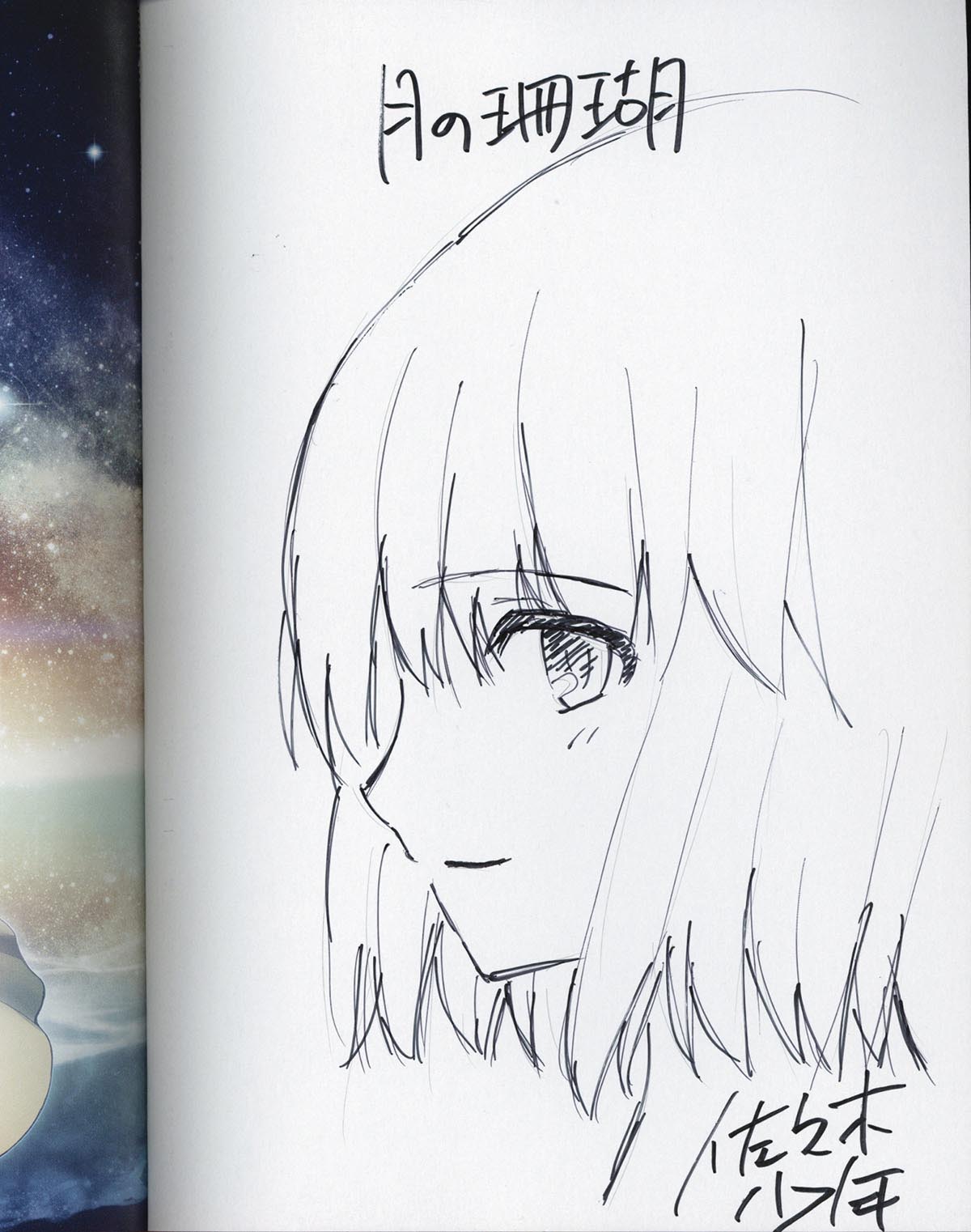 POLE STAR 直筆イラスト入りサイン本 1巻 NON POLE STAR 直筆イラスト