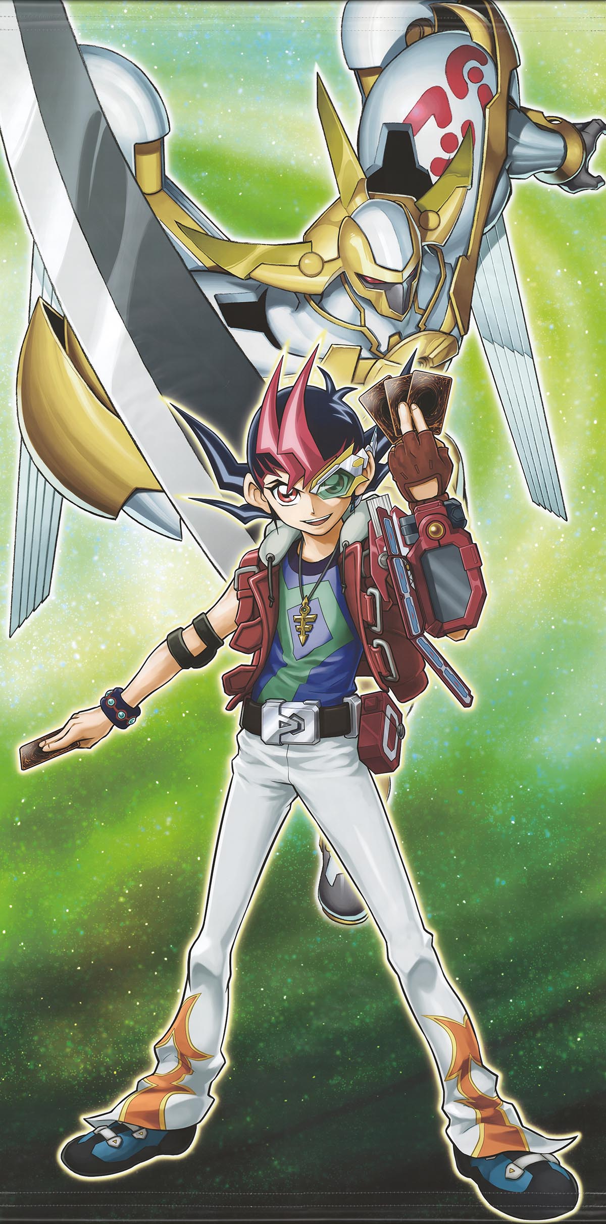 5309] 遊戯王 イベント展示用タペストリー 遊戯王ZEXAL 九十九遊馬