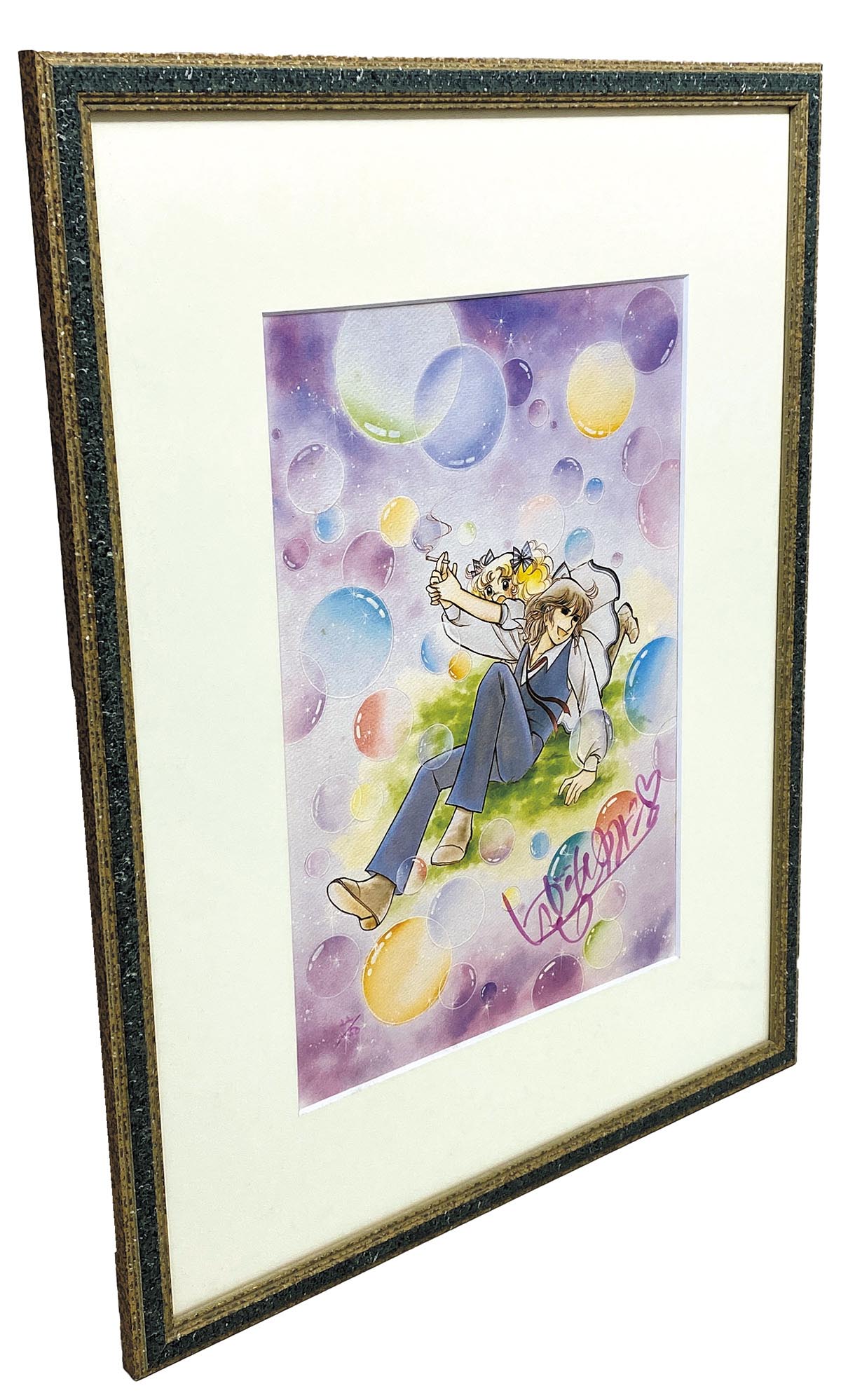 キャンディキャンディ サイン入り額装(赤) キャンディキャンディ