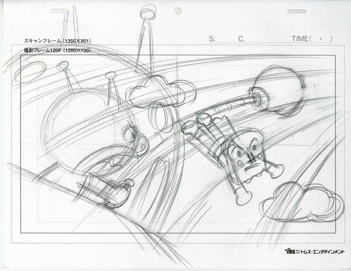 それいけ!アンパンマン ラフ原画