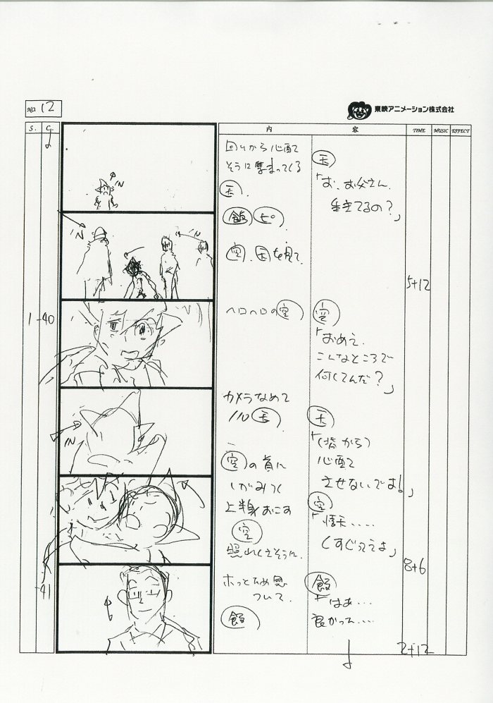 ドラゴンボール超 絵コンテ